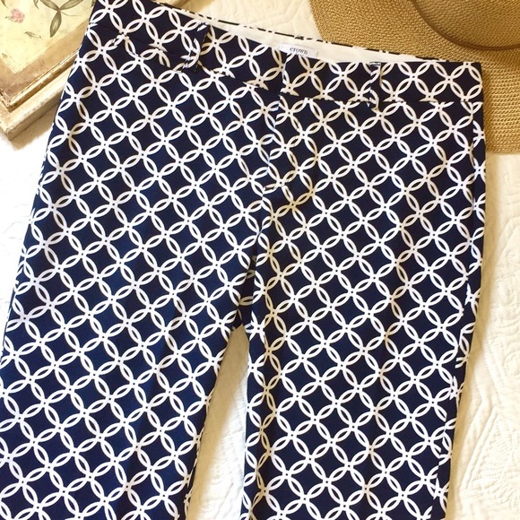 Crown & ivy Geo Print Ankle Length Trousers - Picture 6 of 10